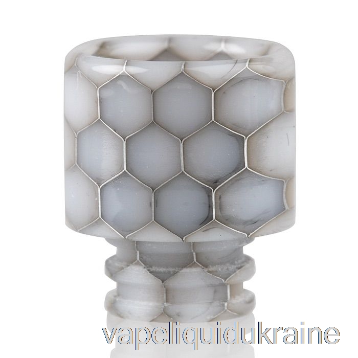 Vape Ukraine 510 Snakeskin Resin Drip Tip White